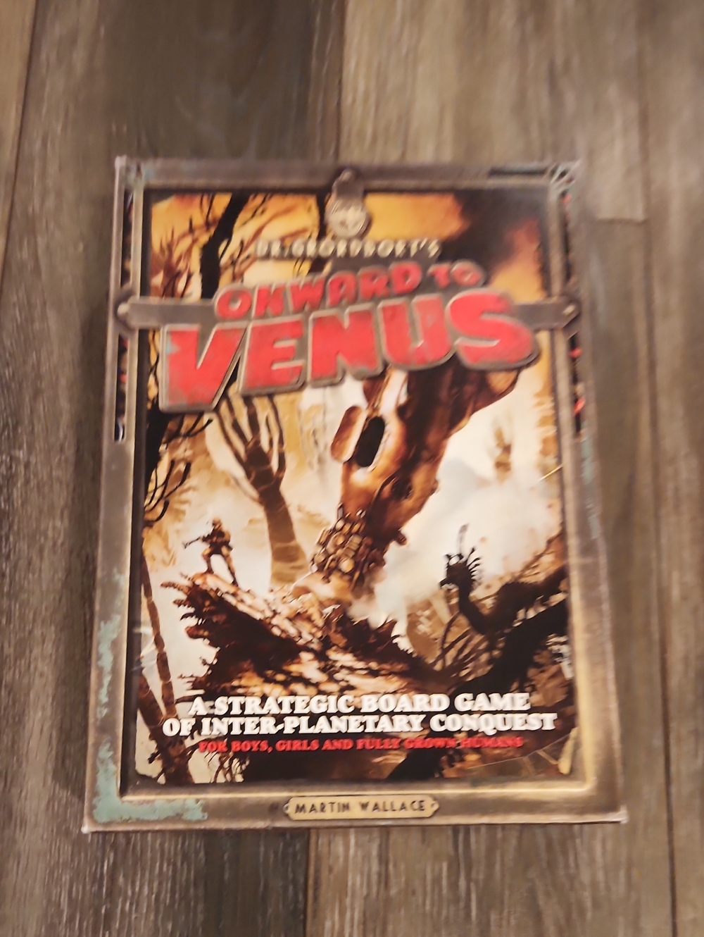 Onward to Venus Board Game Martin Wallace Complete + Solo Variant Steampunk